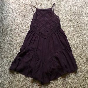 American Eagle BNWT Burgundy Boho Dress xs
